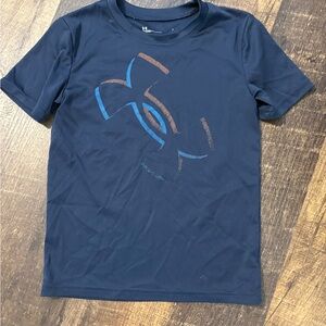 Under Armour Navy Short-Sleeve Graphic Performance Tee